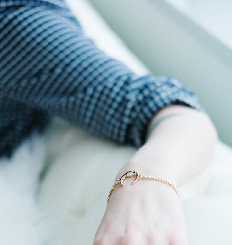 Moon Charm Bracelet